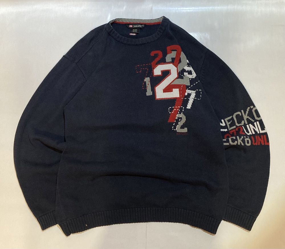 вінтажний в‘язаний світер ecko unltd