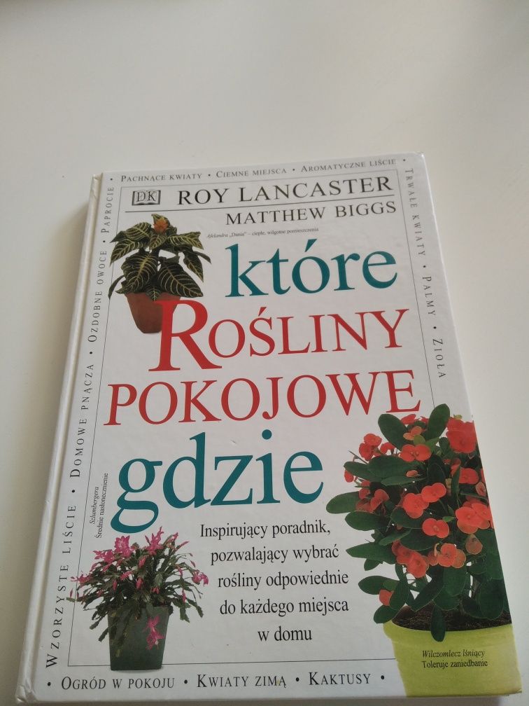 Książka poradnik Rośliny pokojowe