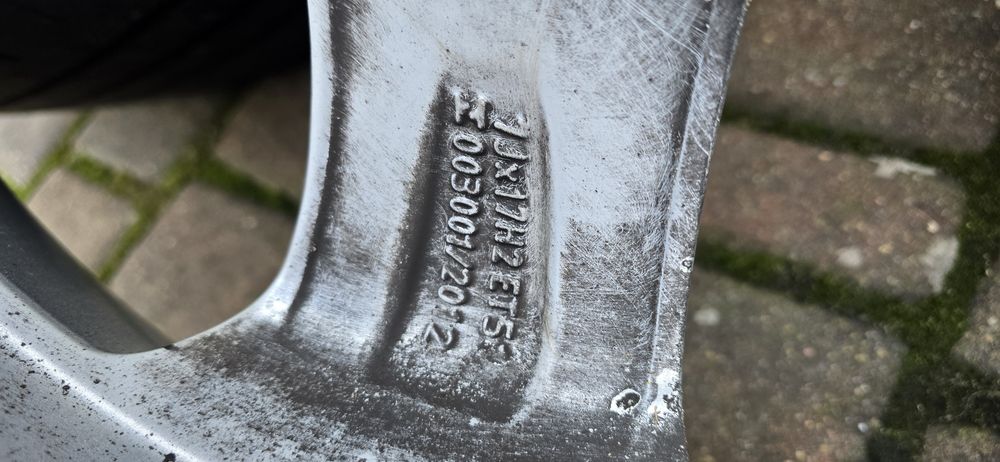 Komplet felg felgi 17" mercedes V klasa vito w447