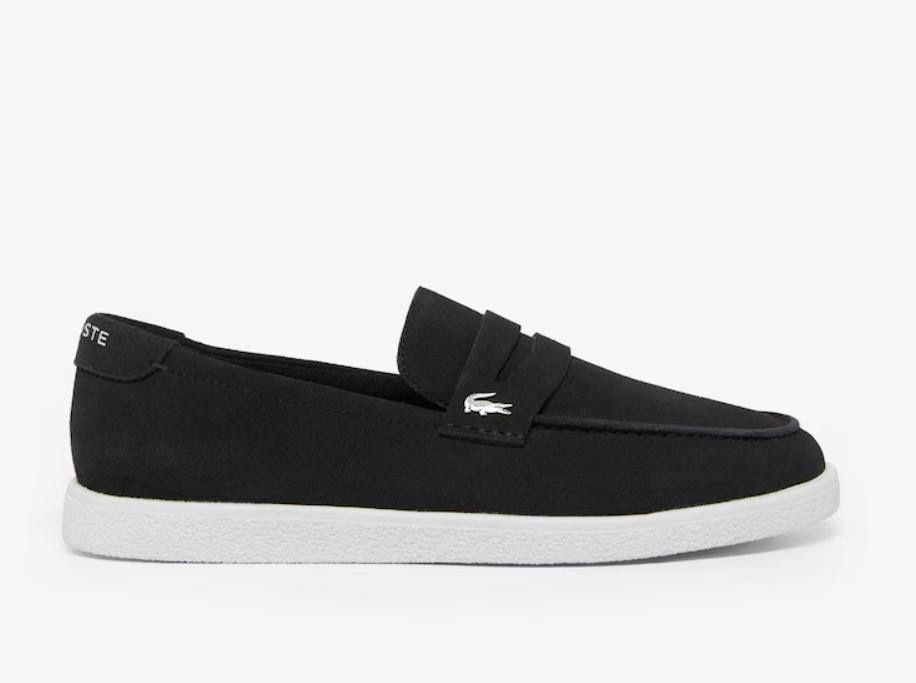 Новые оригинальные мужские замшевые лоферы Lacoste