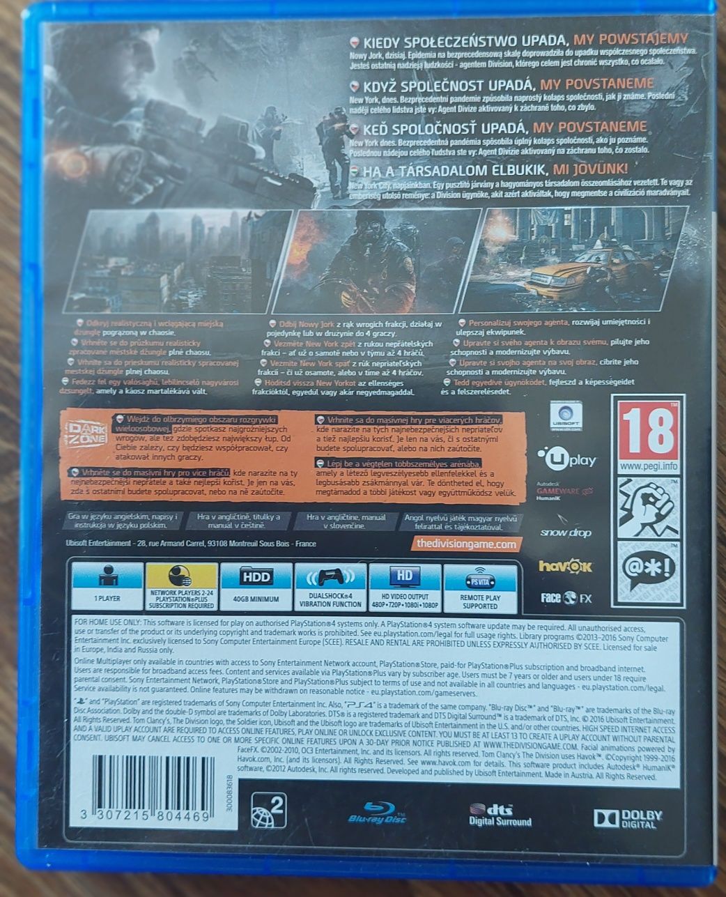 Gra na ps4 The Division