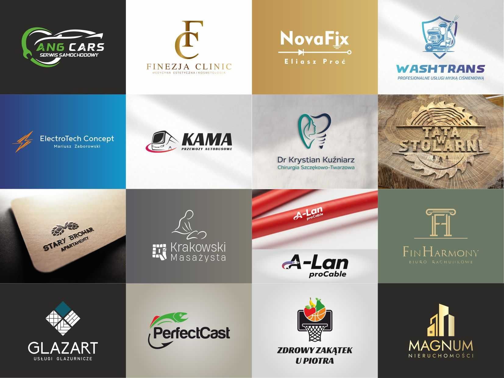 Projekty logo, ulotki, wizytówki, katalogi | usługi graficzne + druk