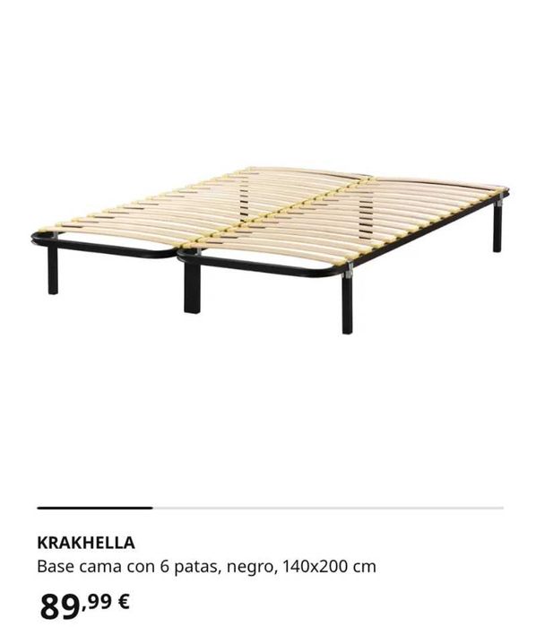 Estrado Casal 140x200cm IKEA como novo