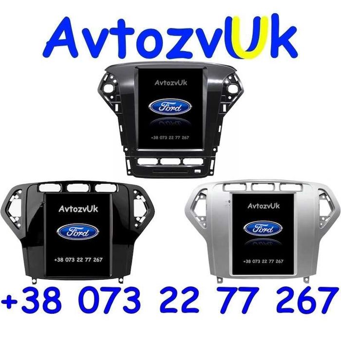 Android 14 MONDEO Ford Мондео Форд USB DVD GPS Tesla CarPlay Магнитола