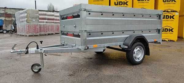 Прицепи оцинковані із  фанерними бортами