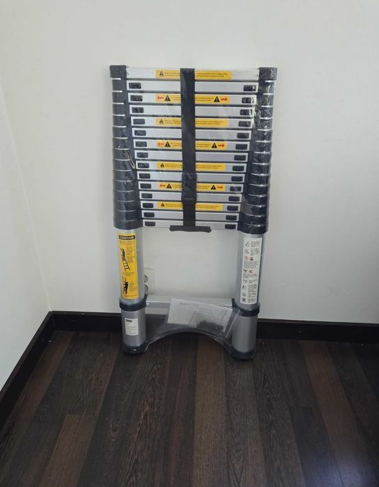 Drabina teleskopowa WolfWise aluminium 4,7m do 150 kg