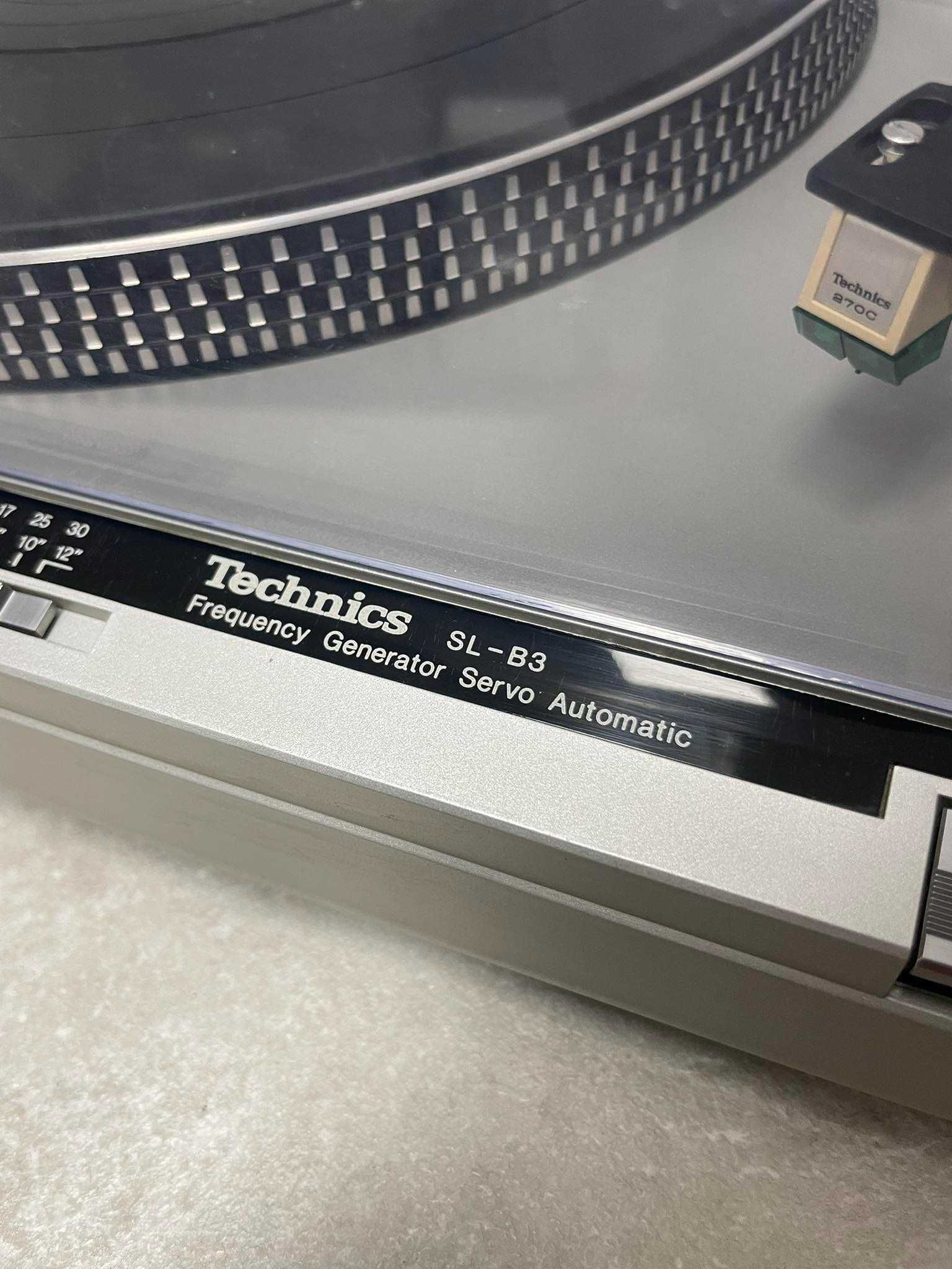 Ideał! Gramofon Technics SL-B3 Srebrny