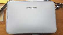 Michael Kors jet set travel aluminium szary torba torebka listonoszka