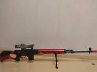 Снайперская винтовка СВД детская на пульках