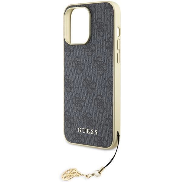 Etui Guess 4G Charms Collection Do Iphone 15 Pro Max - Szare