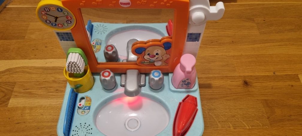 Fisher price umywalka malucha DRH25 laugh & learn grająca