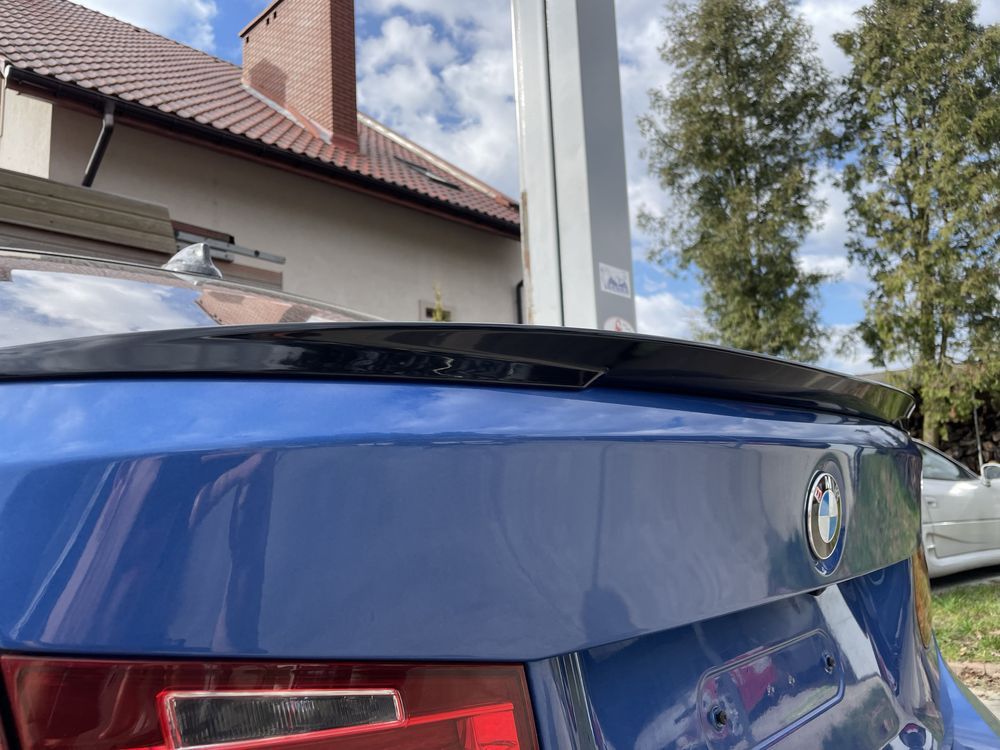 BMW F30 Lotka Dokładka Spoiler MP-look czarny połysk