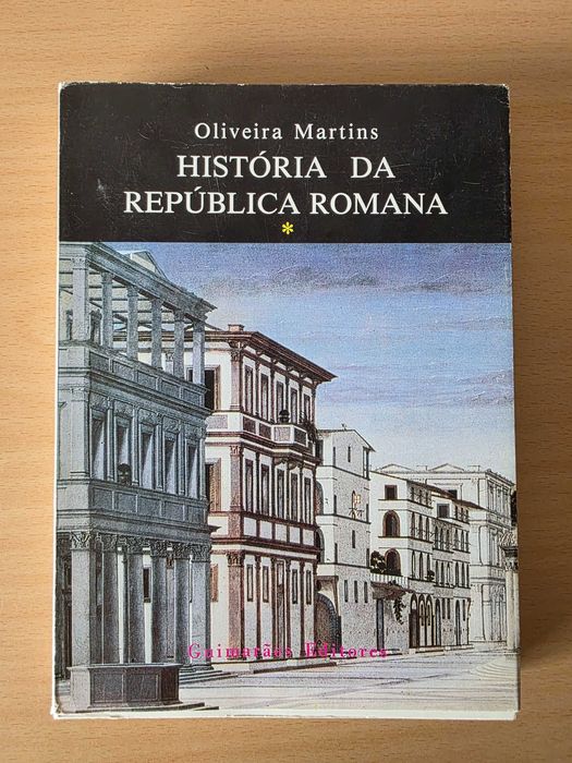 Livro "História da República Romana" de Oliveira Martins
