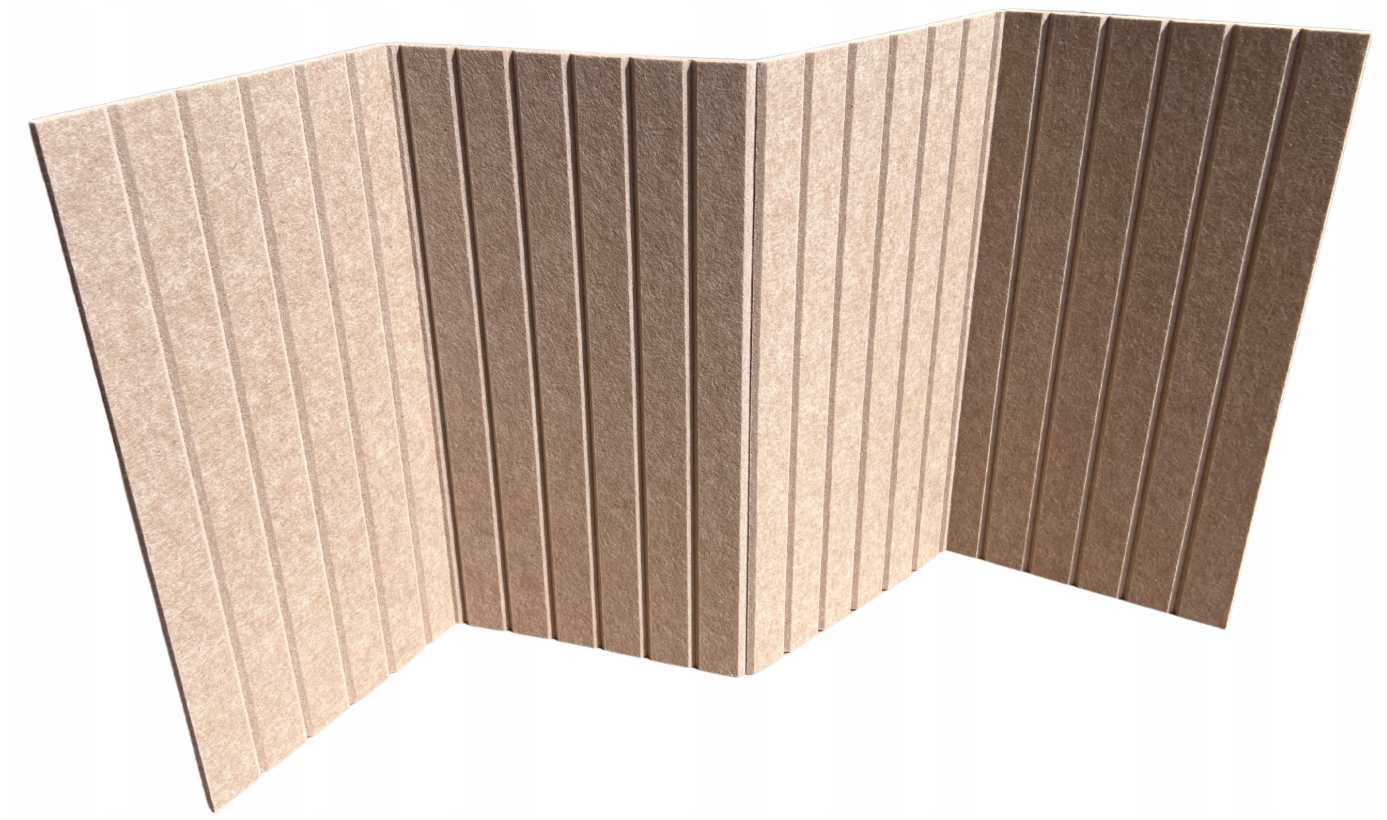 Tablica filcowa Lamele -  na pinezki, 60x120 lub 80x160, mix kolor
