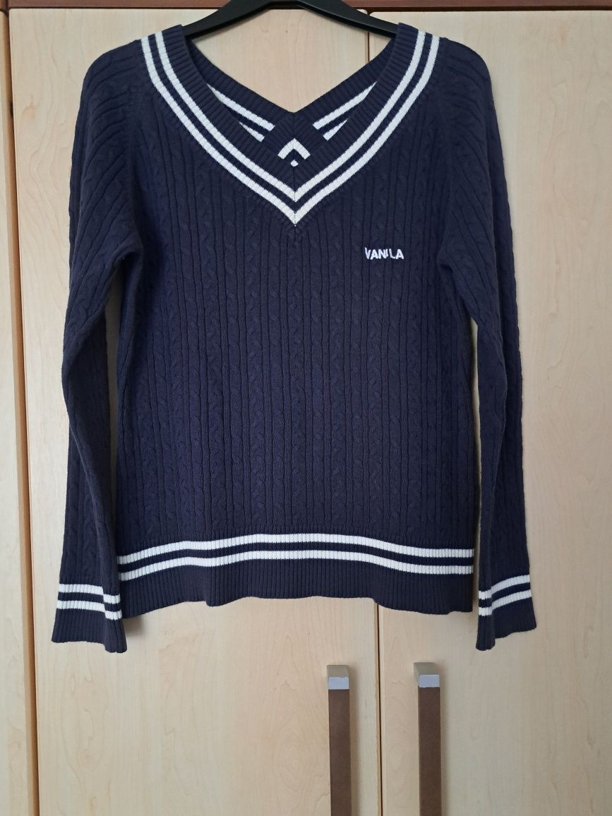 Sweter granatowy Vanila