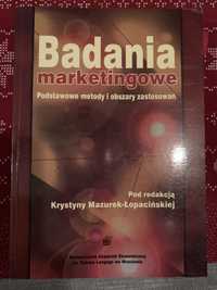 Badania marketingowe  Podstawowe metody i obszary zastosowań  Pod red.