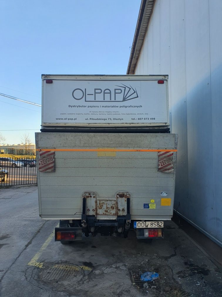 Winda załadowcza zepro skrzynia kontener peugeot boxer 2.8 hdi webasto