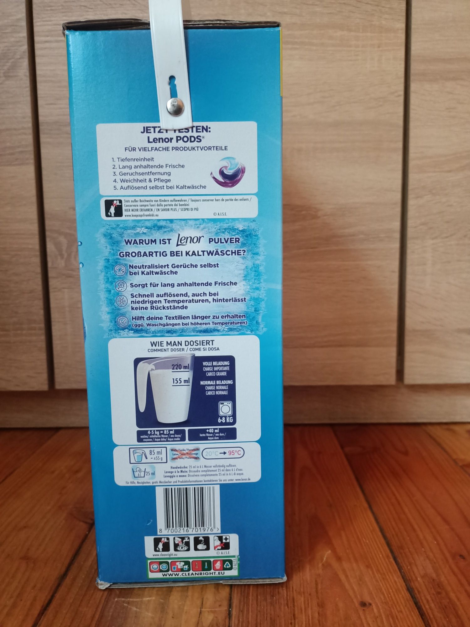 Proszek Lenor UNIVERSAL Waschmittel PULVER 90 prań z NIEMIEC