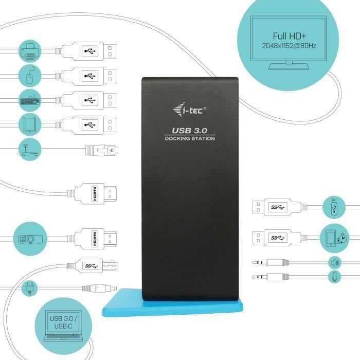 Stacja dokująca I-Tec U3DUALHDMIDOCK