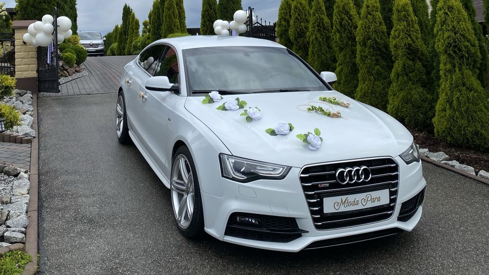 Samochód do ślubu / Audi A5 sportback / Audi do ślubu