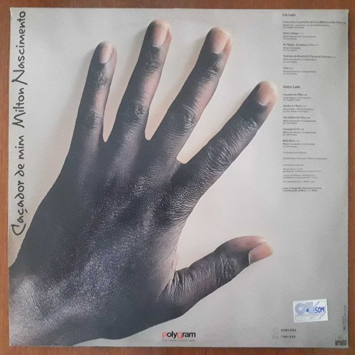 Milton Nascimento disco de vinil "Caçador de mim"