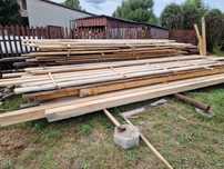 Sprzedam deski sosnowe 32mm długość 4-6,2m około 3m3  cena 650zł za m3