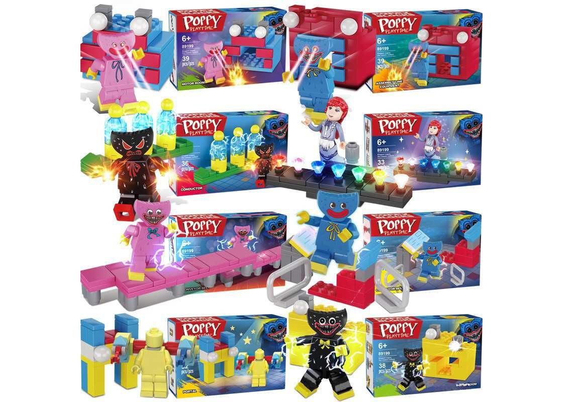 Лего Хаги Ваги, Lego Poppy Playtime. 308 деталей, 8 фигурок + ПОДАРОК!