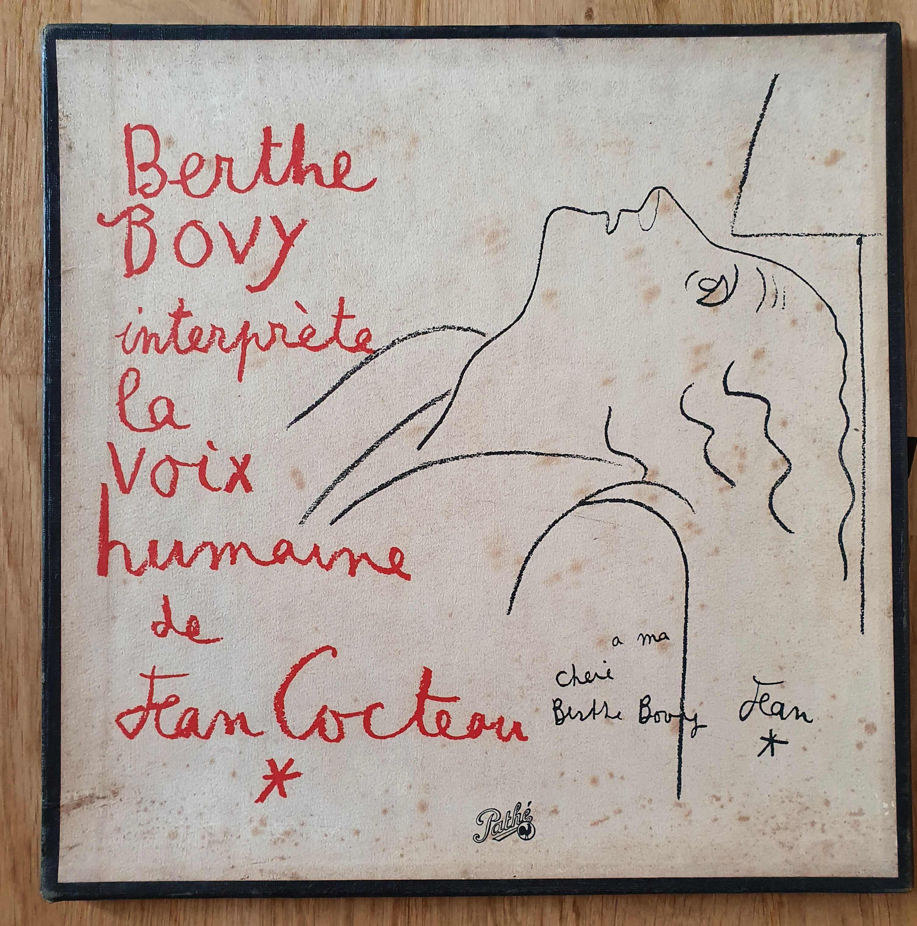 Vinil - Berthe Bovy LA VOIX HUMAINE (Pathé DTX 288, LP, 1958)