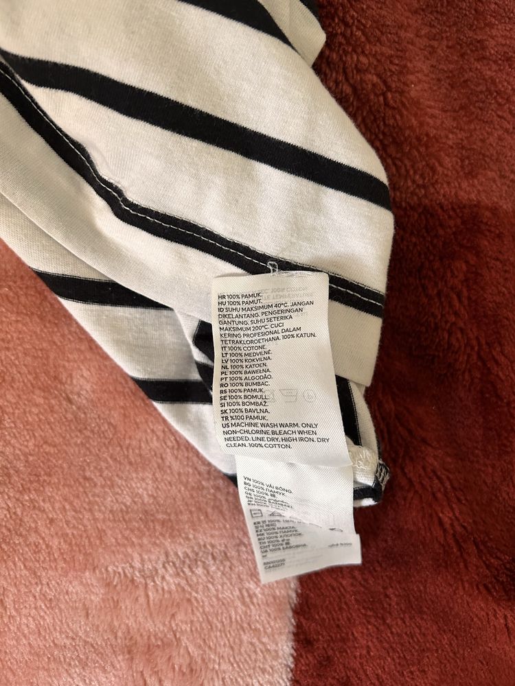 Bluzka w paski H&M, 100% bawełna