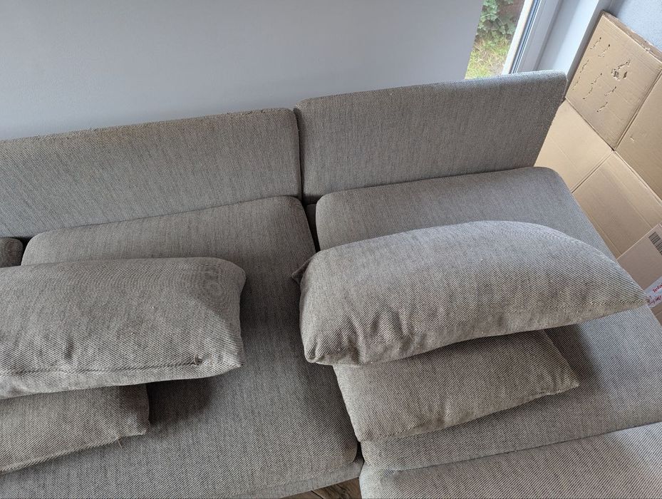 SÖDERHAMN Sofa 4-osobowa, z szezlongiem i otwarty koniec