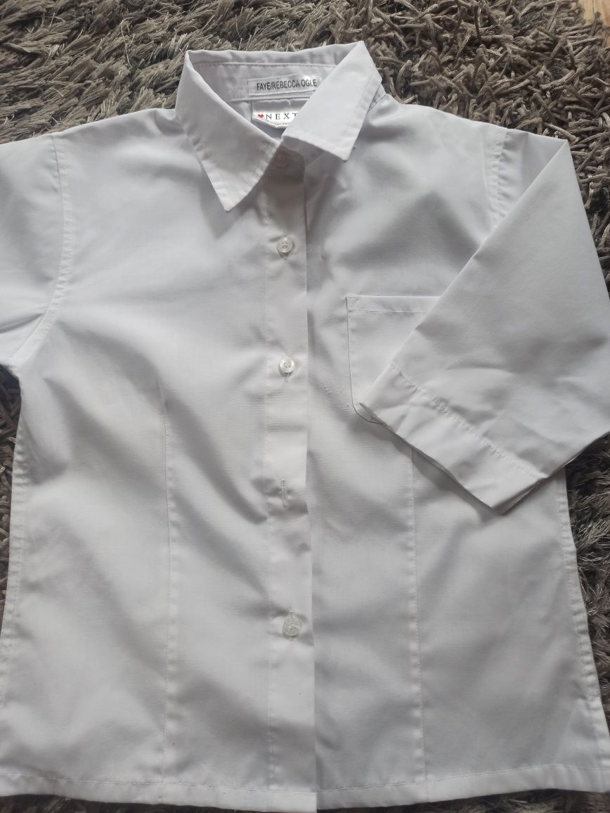 Koszula biała next rozmiar 116