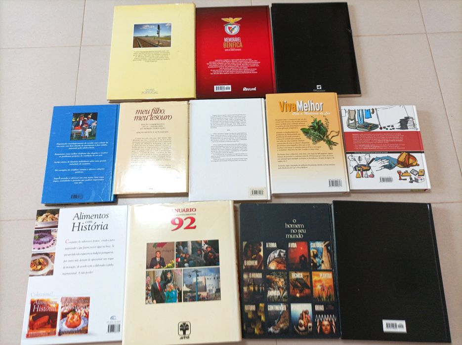 Livros antigos de capa dura com Ilustrações (vintage)