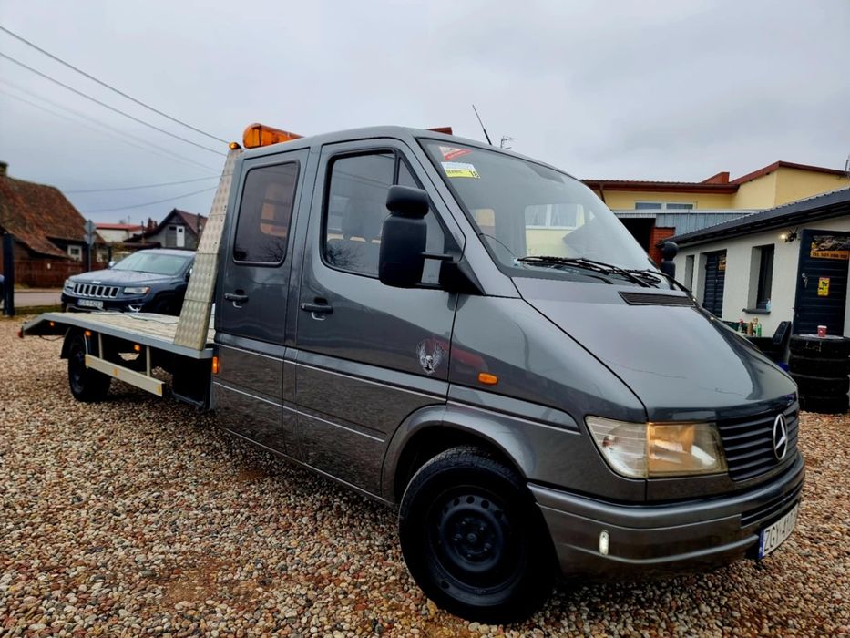 Mercedes-Benz 312. 1998r. Double Cab, auto laweta 2.9TD klima, zamiana