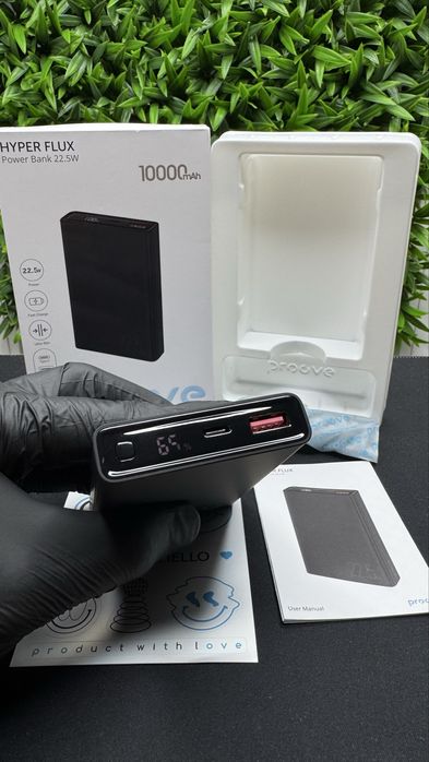 Портативна Батарея Proove Hyper Flux 22.5W 10000mAh, black