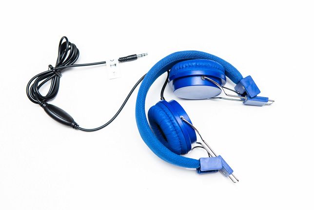 Słuchawki na kabel przewodowe składane