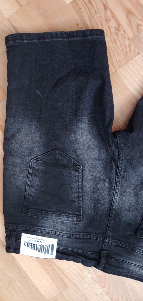 Spodenki jeansowe 97% bawełna slim męskie rozm XL/XXL