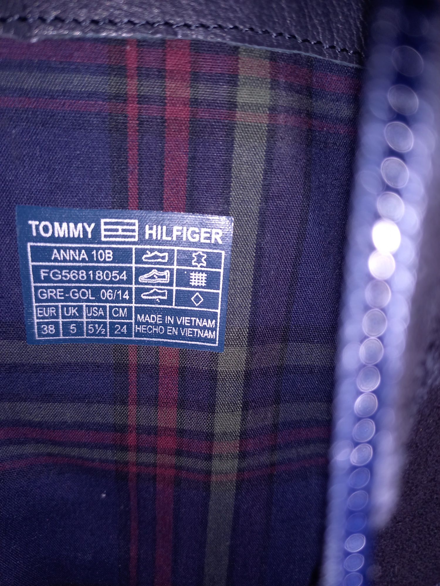 Buty skórzane Tommy Hilfiger