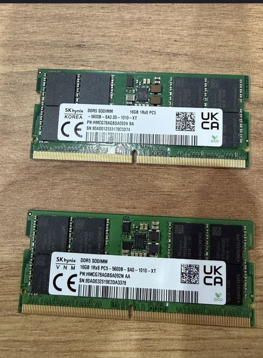 DDR5 5600 CL40 32GB (2x16GB) SO-Dimm do laptopa
