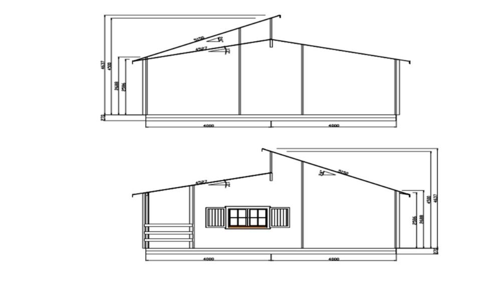 Casa de Madeira T.4 Bungalow Pré-Fabricada