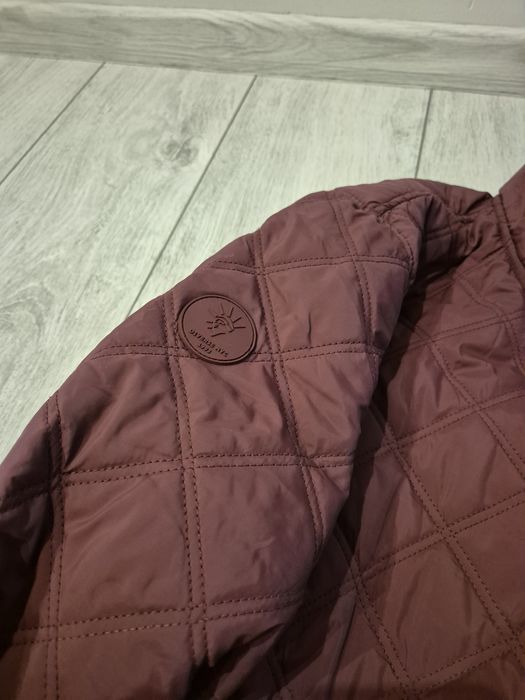 Diverse męska kurtka lekko ocieplana pikowana bordo r. XXL bdb stan