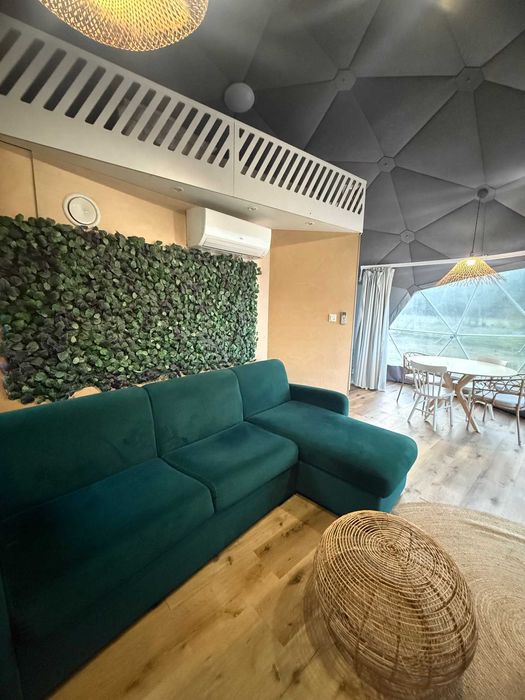 Glamping marki Polidomes kopuła mieszkalna namiot sferyczny Luksusowy