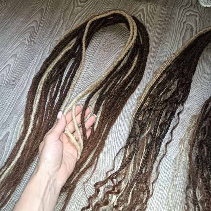 Комплект дреды,кудри,косы .