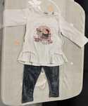 Camisola (18M) + Calças Quentinhas Cinza In Extenso (12-18M)