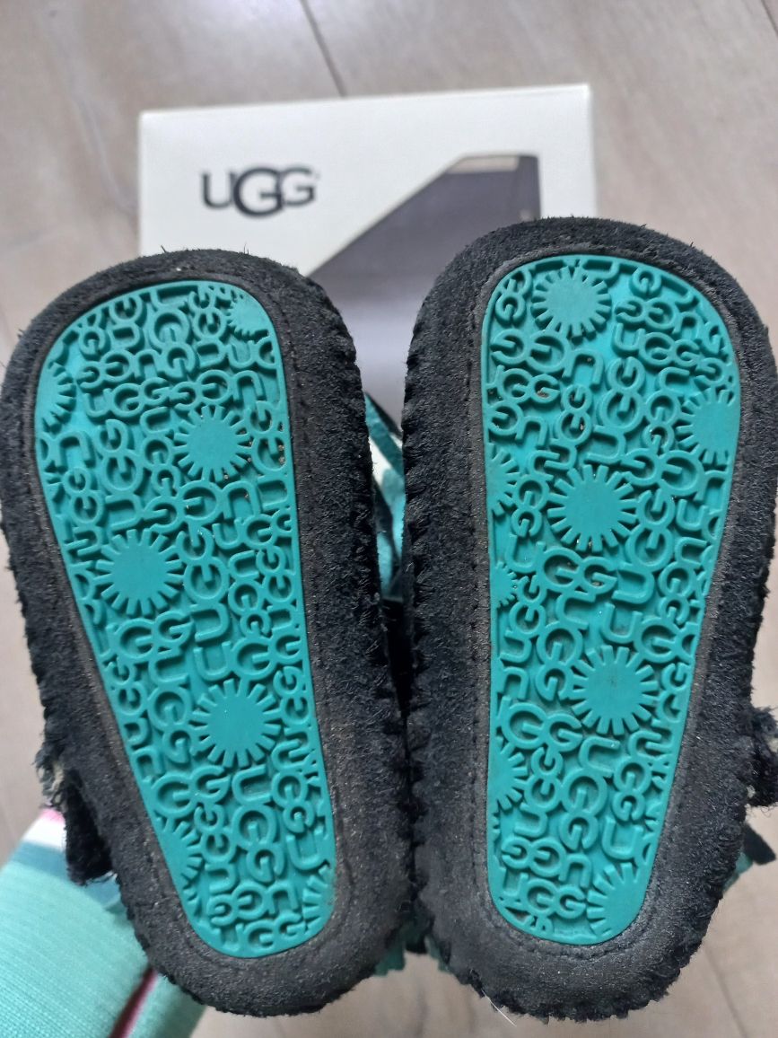 buty Ugg skóra/wełna