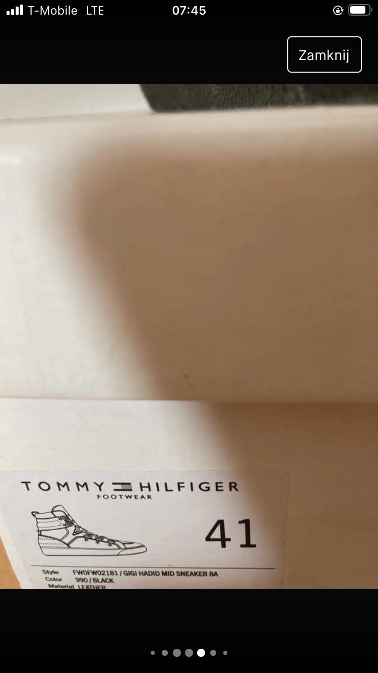Tommy Hilifiger 41 buty skóra j.nowe raz ubrane