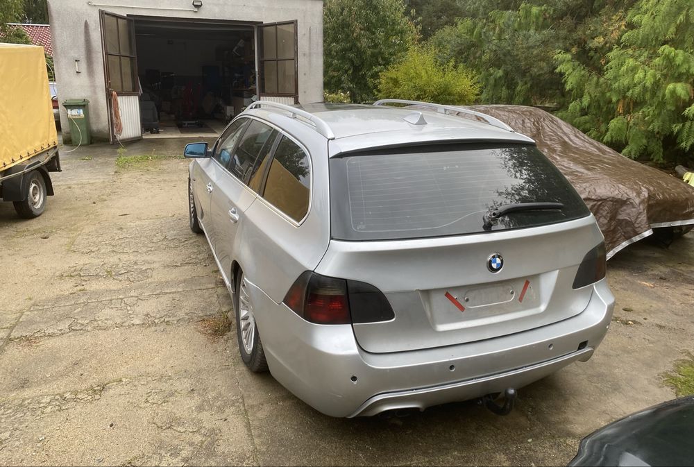 Bmw e61 m pakiet 3.0d 218km części swap automat hak panorama