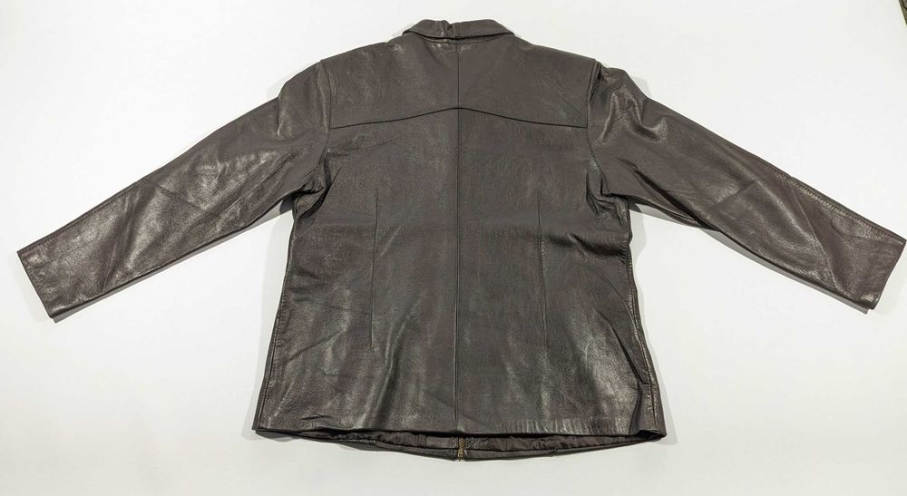 Męska brązowa skórzana kurtka rozmiar XL