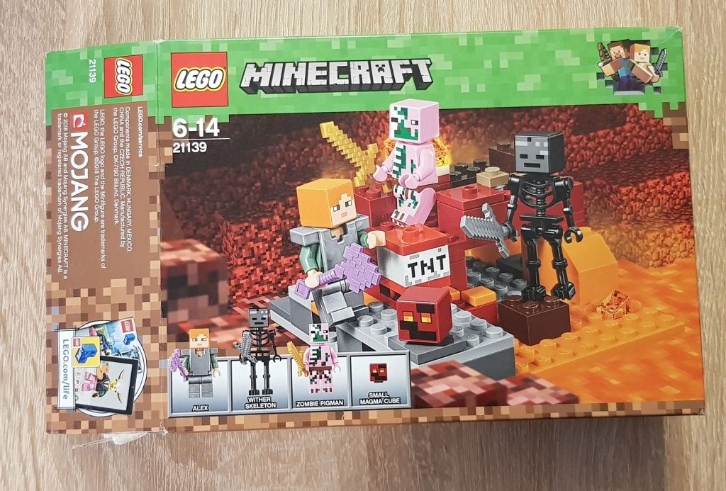 Lego minecraft 21139 walka w Netherze