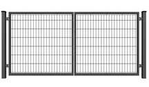 Brama dwyskrzydłowa panelowa 2D 400x150