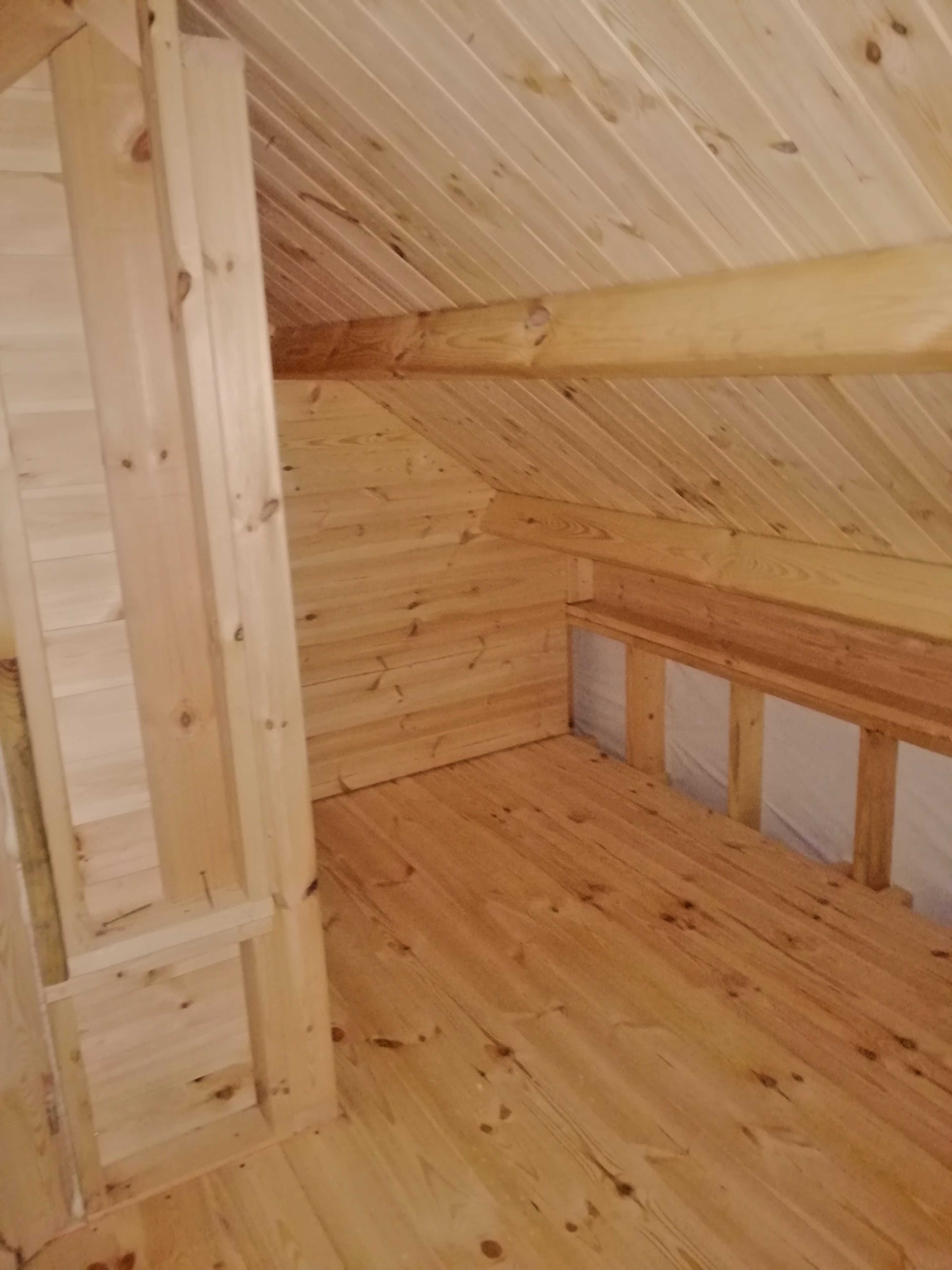 domek drewniany,letniskowy,ogrodowy,szkieletowy,poddasze,35m2, altana